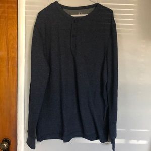 George Long Sleeve Dark Blue Shirt